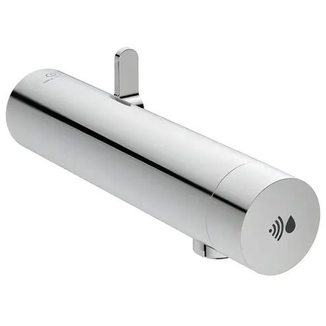 Ideal Standard Senzorová umyvadlová baterie chrom / Umyvadlová baterie / Nástěnná montáž / IR senzor / Síťové napájení
