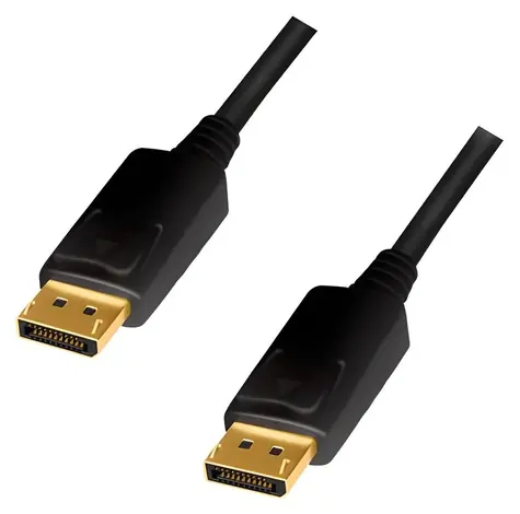 LogiLink DisplayPort 1.2 černá / Kabel DisplayPort / 1 m / 4K/60 Hz