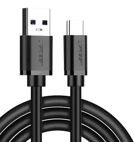 Ugreen USB-A (M) - USB-C (M) 1,5 m černá / Kabel / USB 3.0 / Rychlonabíjení