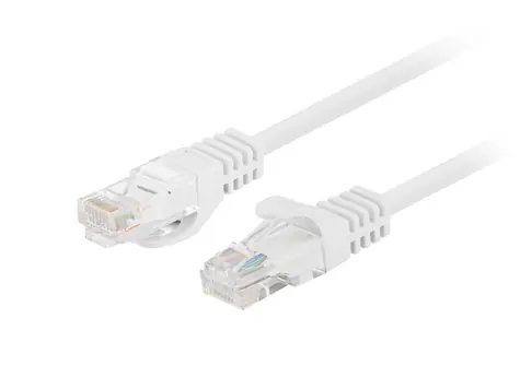 Lanberg UTP CAT5E 1,5m bílá / Patch kabel / RJ45-RJ45 / 10-pack / Fluke Passed