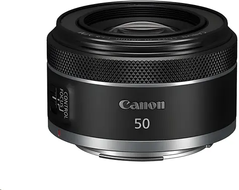Canon RF 50mm f1.8 / Objektiv / pevné ohnisko / 50 mm / černá