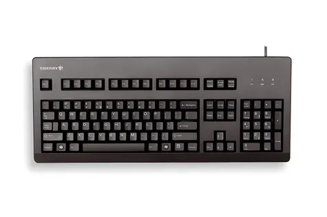 CHERRY G80-3000 MX Brown černá / Kancelářská klávesnice / drátová / USB / US layout