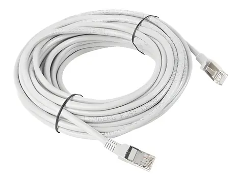 Lanberg UTP CAT6 10m šedá / Patch kabel / RJ45-RJ45 / Fluke Passed