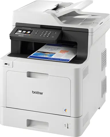 Brother DCP-L8410CDW bílá / Multifunkční tiskárna / laser / barevná / A4 / duplex / Wi-Fi / LAN