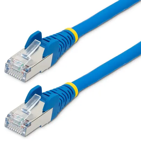 StarTech CAT6a U/UTP LSZH modrá / Síťový kabel / 7,5 m / RJ-45 / 10GbE / PoE++ / Snagless