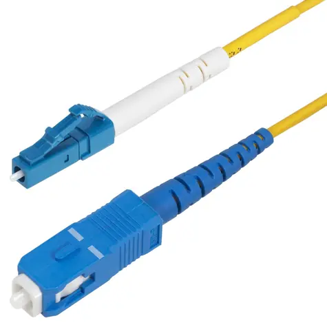 StarTech optický patch kabel LC/SC UPC / Optický patch kabel / Simplex / OS2 SM 9/125 µm / 3 m