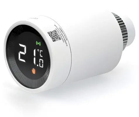Alecto SMART-HEAT10 / Chytrá termostatická hlavice / ZigBee / aplikace Smart Life / výdrž baterie 12 měsíců