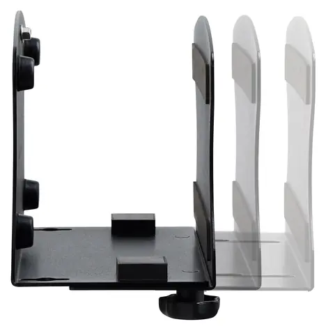 StarTech nástěnný držák pro PC / Držák pro PC / nosnost do 18 kg / šířkové nastavení 50-200 mm / ocel