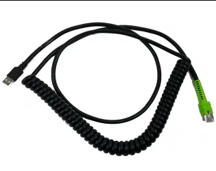Zebra Stočený stíněný USB kabel VC8x / Kabel / 3,65 m / BC1.2 vysoký proud / -30 °C