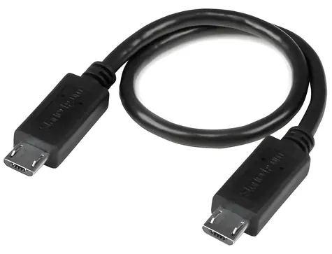 StarTech Micro-USB černá / Kabel / Micro-USB / 20 cm / USB 2.0