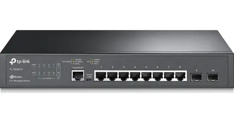 TP-Link TL-SG3210 / Switch / L2 spravovaný / VLAN 802.1Q / bez PoE / MAC tabulka 8000