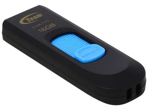 Team C145 16GB černá/modrá / Flash disk / USB-A 3.2 Gen 1