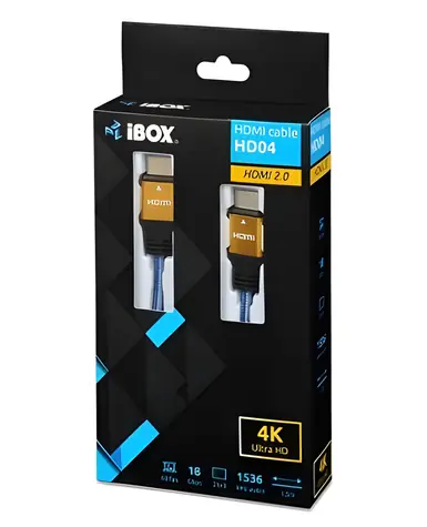 iBox ITVFHD04 / HDMI kabel / 4K / 18 Gbit/s / 1,5 m