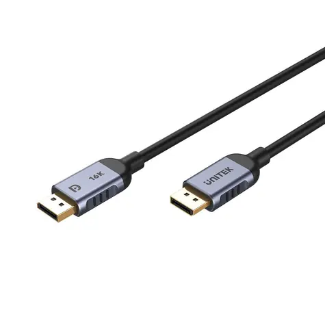 Unitek DisplayPort 1.4 kabel černý / Kabel / 8K 60Hz / 240Hz / HDR / 1 m