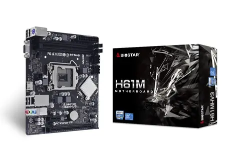 Biostar H61MHV3 / Základní deska / Intel H61 / DDR3 / SATA II / USB 2.0 / GLAN / HDMI+VGA / sc.1155 / mATX