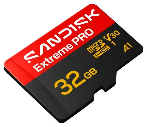SanDisk Extreme PRO microSDHC 32 GB / Paměťová karta / UHS-I U3 / čtení/zápis 100/90 MB/s / adaptér SD