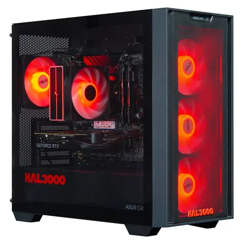 HAL3000 Online Gamer černá / Herní PC / AMD Ryzen 5 5600 / 32GB DDR4 / RTX 5050 / 1TB PCIe4 SSD / WiFi / W11