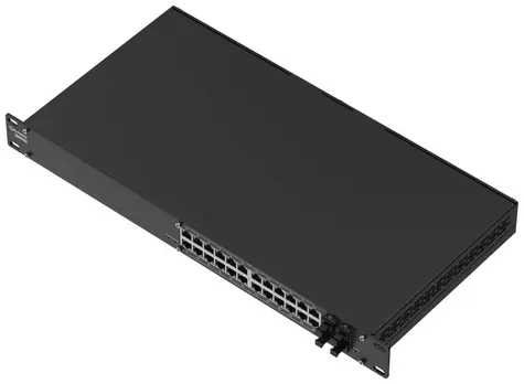 Teltonika SWM282 / Switch / 24x GbE / 24x PoE+ / 4x SFP / L2+ / 19