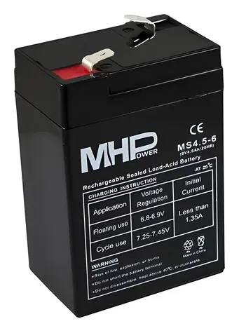 MHPower MS4.5-6 / Akumulátor / VRLA AGM / 6 V / 4,5 Ah