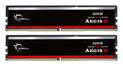 G.Skill Aegis 5 černá 64GB (2x 32GB) 5600MHz / DDR5 / CL36 / DIMM / 1,25V / XMP 3.0 / AMD EXPO