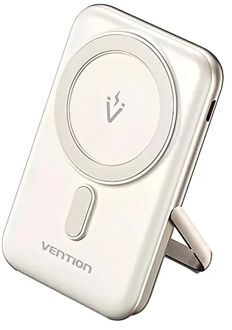 Vention FHNW0 bílá / Powerbanka / 10000 mAh / MagSafe / Bezdrátové nabíjení 20 W / USB-C PD