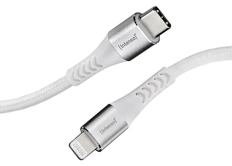 Intenso C315L bílá / Datový kabel / USB-C - Lightning / 1,5m / 60W