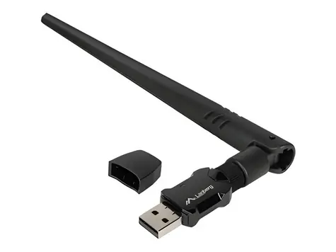Lanberg NC-0900-WIE / Wi-Fi adaptér / USB 2.0 / AX900 / Dual-Band / externí anténa