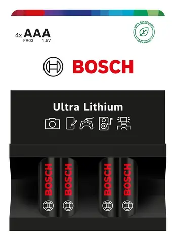 Bosch FR03UL4B/00 / Baterie / Lithium AAA / 4 ks