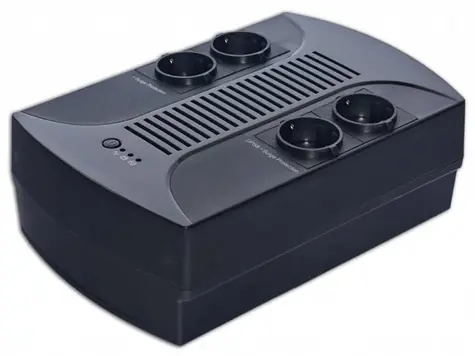 Eurocase EA200plus 650VA / Záložní zdroj UPS / Line-interactive / 390W / 4x zásuvka / sinus