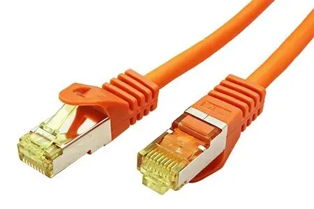 Goobay Patch kabel S/FTP Cat7 15m oranžová / Patch kabel / RJ45 / LSZH