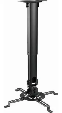 Gembird CM-B-01 černý / Stropní držák projektoru / nosnost 13 kg / náklon ±15° / rotace 360°