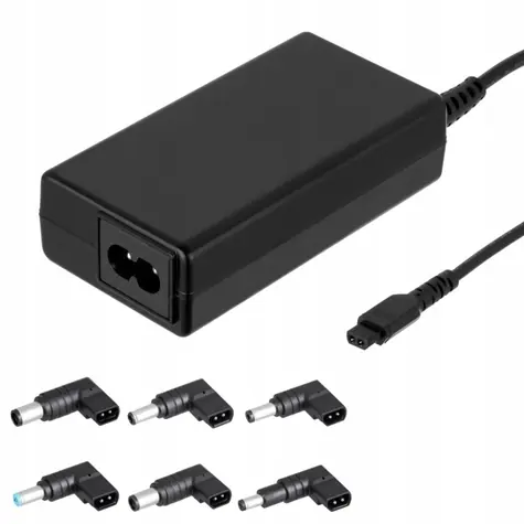 Akyga univerzální nabíječka na notebook černá / Nabíječka / 65W / 18,5-20V / 1A