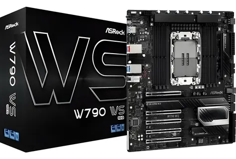 ASRock W790 WS R2.0 černá / Základní deska / W790 / LGA 4677 / 8x DDR5 / 10G+2.5G LAN / E-ATX