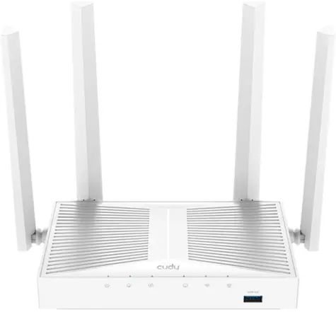 Cudy WR1300S / Router / Wi-Fi 5 / 1x WAN + 4x LAN Gigabit / 2,4 GHz 300 Mbit/s / 5 GHz 867 Mbit/s / USB 3.0
