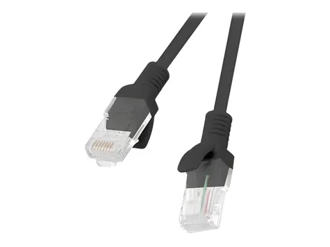 Lanberg Patch kabel CAT5E UTP černá 2 m / Patch kabel / RJ45-RJ45 / Fluke Passed