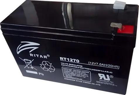 Eurocase NP7-12 / Baterie pro UPS / 12V / 7Ah / RBC2
