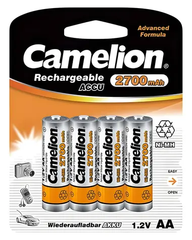 Camelion AA (R06) 2700 mAh, 4 ks / Nabíjecí baterie / Ni-MH / 1,2 V