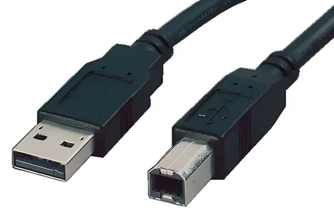 OEM USB kabel USB-A - USB-B černá / Propojovací kabel / USB 2.0 / 3 m