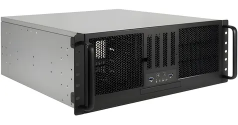 Inter-Tech 4U-47045 černá / Serverová skříň / 4U / hloubka 485 mm