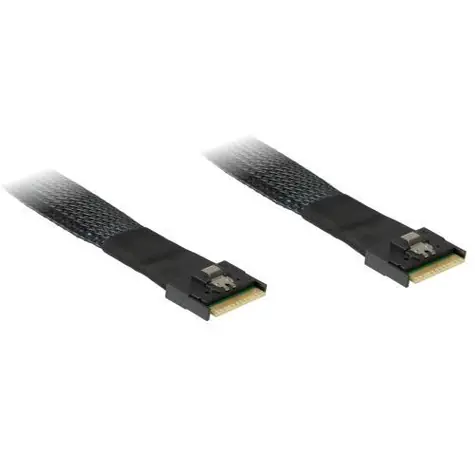 Inter-Tech SlimSAS SFF-8654 8i - SFF-8654 8i / Kabel / 0,75 m / 24 Gbit/s