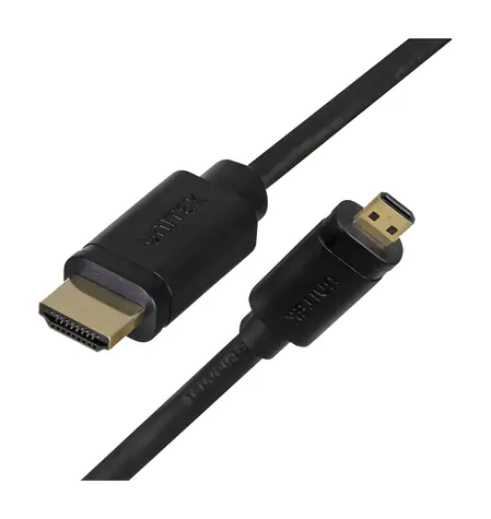 Unitek Micro HDMI - HDMI kabel černý / Kabel / HDMI 2.0 / 60Hz / 2 m