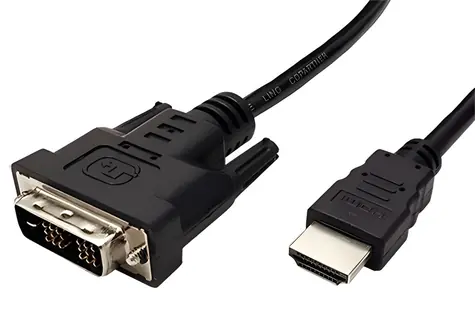 OEM kabel DVI-D(M) - HDMI(M) / Kabel / 3 m / Zlacené konektory / černý