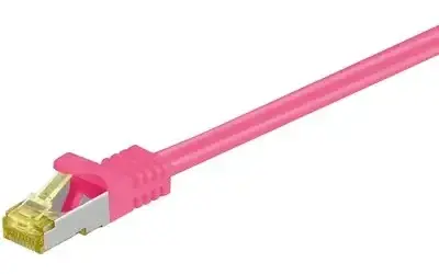 Goobay Patch kabel SFTP m.Cat7 3m růžová / LSZH