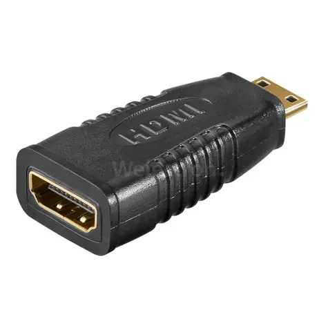 Goobay redukce Mini HDMI(M) - HDMI(F) černá / Redukce