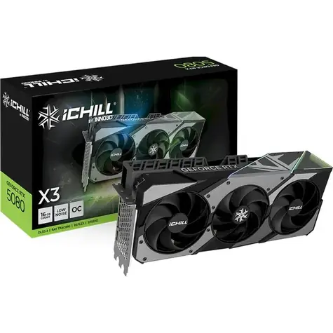 INNO3D RTX 5080 iChill X3 V2 16GB / Grafická karta / 16GB GDDR7
