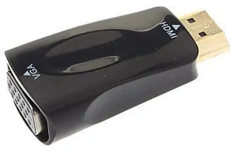 PremiumCord Převodník HDMI na VGA černá / Redukce / HDMI 1.3 / Full HD 1080p