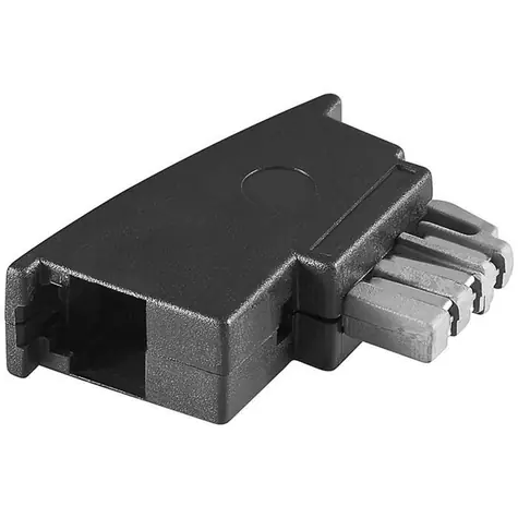 Goobay TAE-N–RJ11 černá / Telefonní adaptér / 6P4C