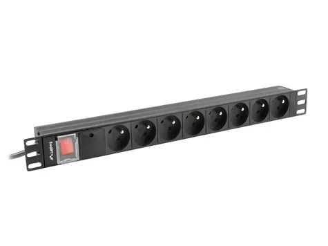 Lanberg SPD-3MP černá / Napájecí lišta do racku (PDU) / 19