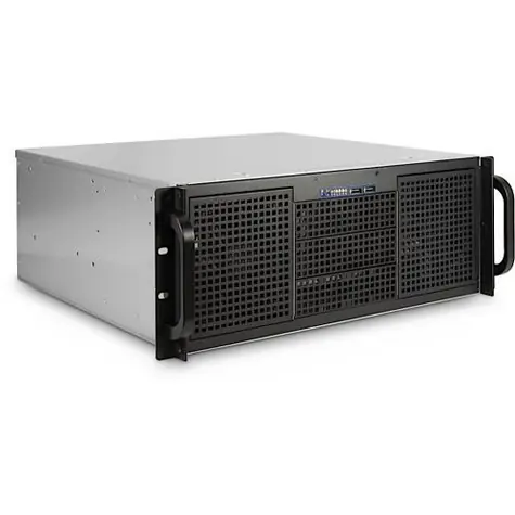 Inter-Tech IPC 4U-40240 černá, šedá / Serverová skříň / Rack 4U / ATX / 11x 3,5