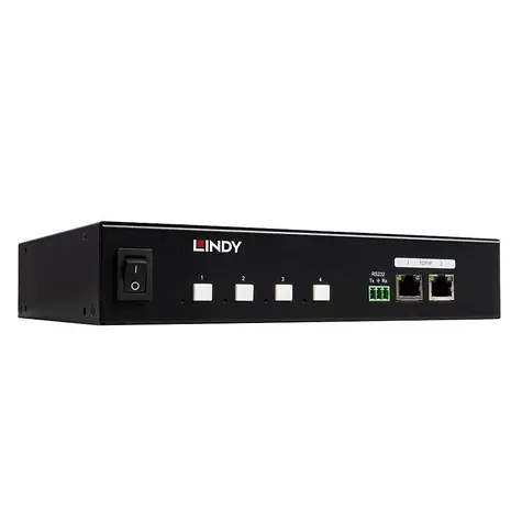 Lindy IPower Switch 32622 černá / PDU / 4x IEC C13 / 1U / max. 10A / 2500W